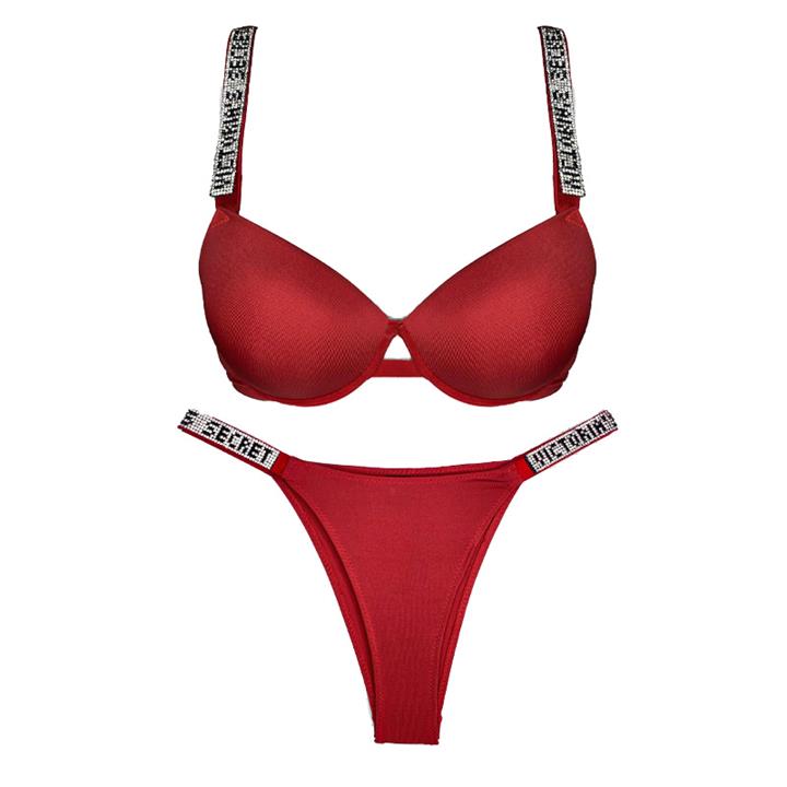 ست شورت و سوتین نیم جک ویکتوریا سکرت VICTORIA SECRET کد 3131